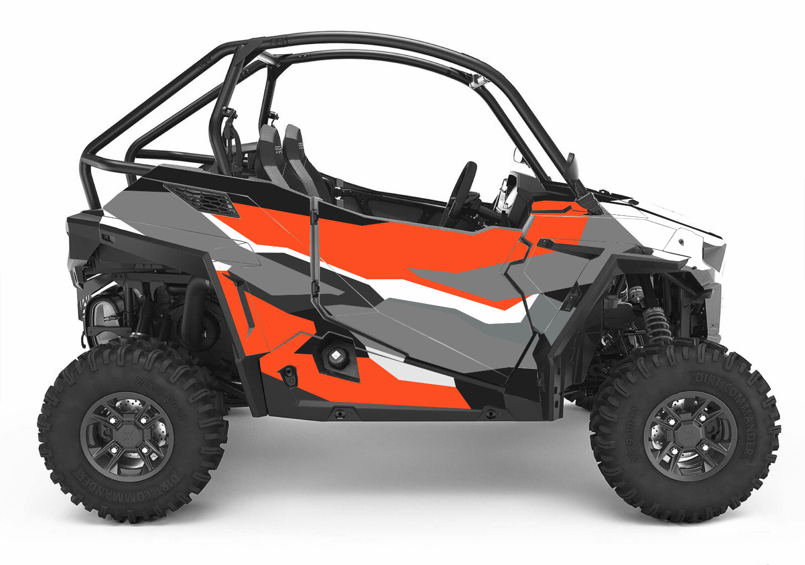 Grapfix 21+ Trail S graphics kit on a Polaris RZR