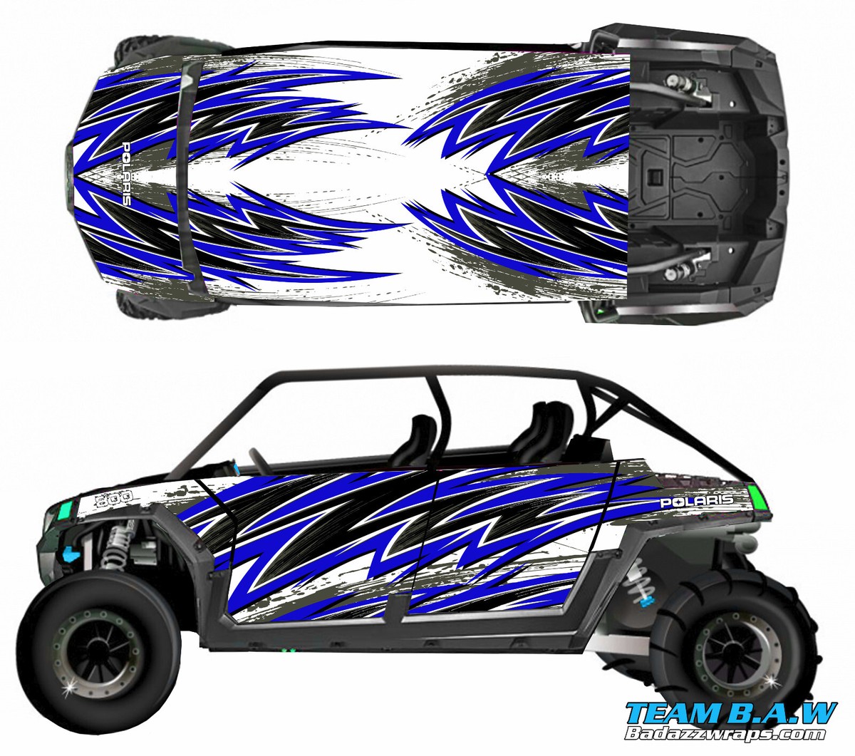 Grapfix 4 graphics kit on a Polaris RZR 800