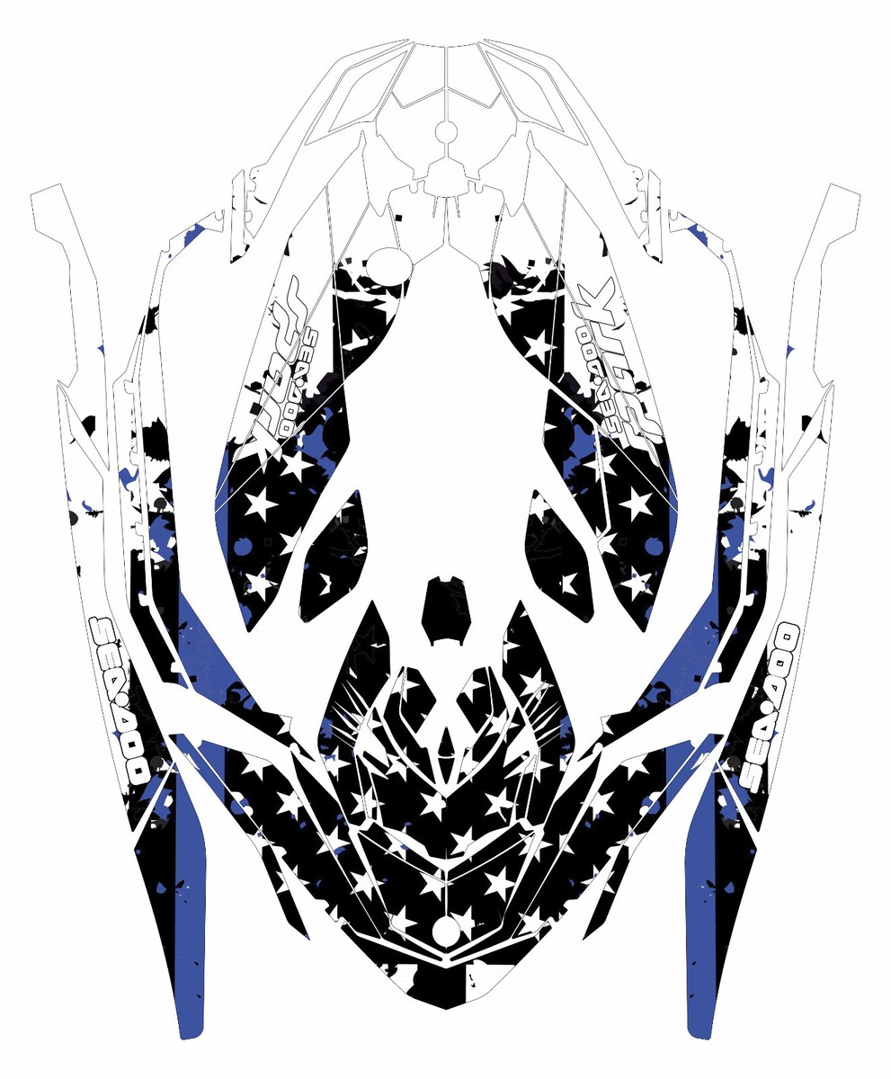 3up graphics kit on a Sea-Doo Spark TRIXX