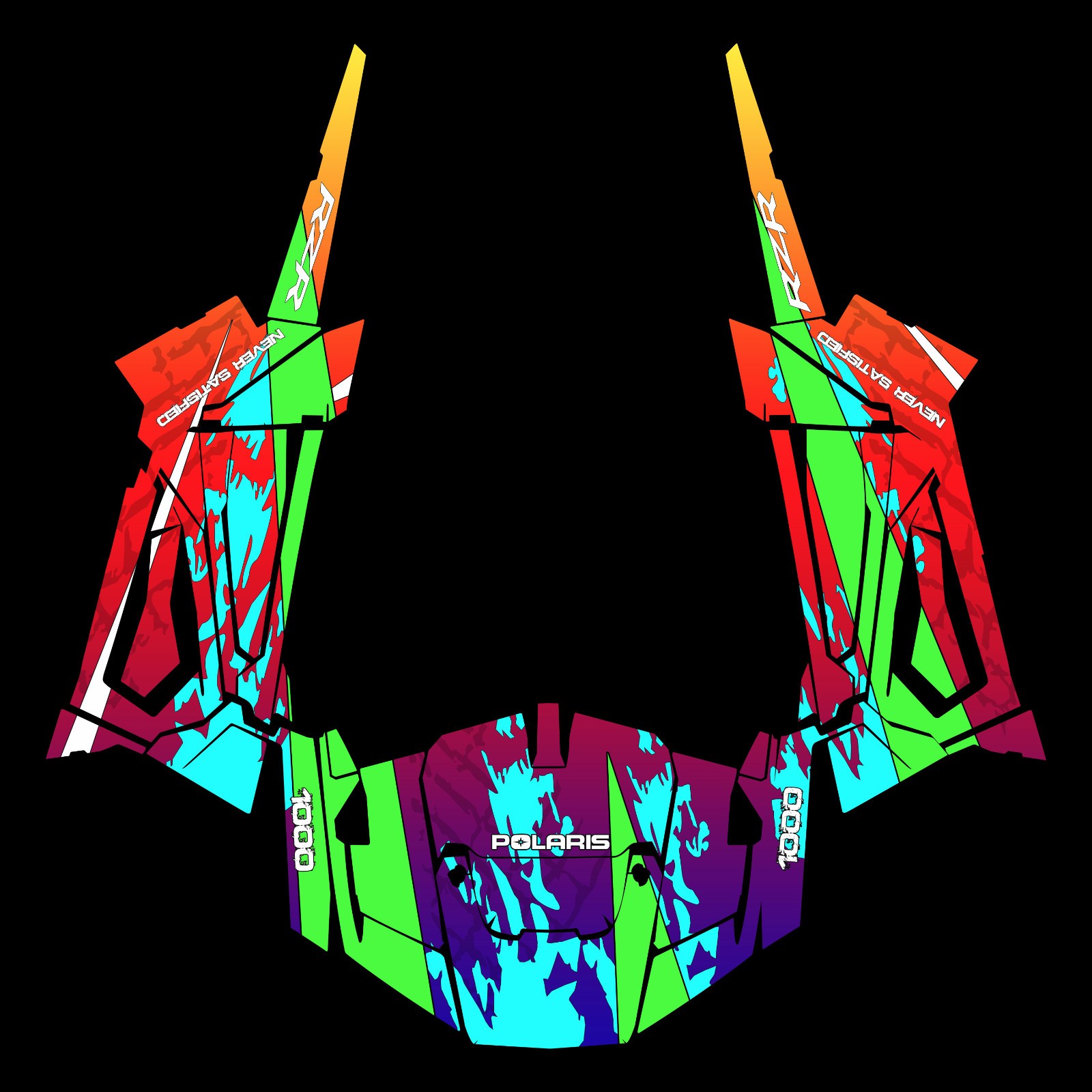 Maddness graphics kit on a Polaris RZR