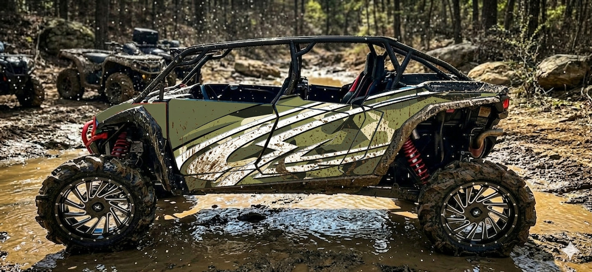 Grapfix XP 4 graphics kit on a Polaris RZR