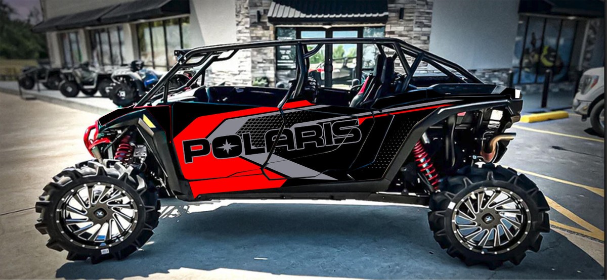 Grapfix XP 4 graphics kit on a Polaris RZR