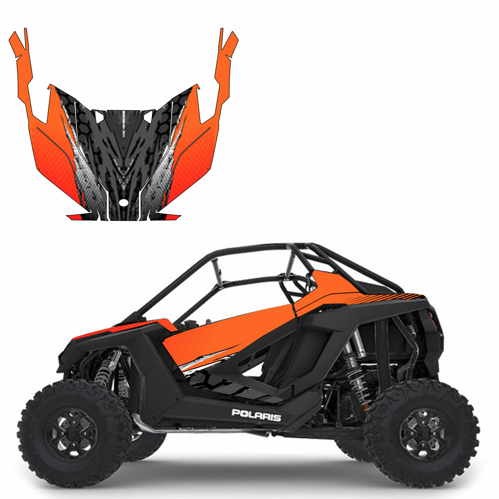 Grapfix D 01 graphics kit on a Polaris RZR