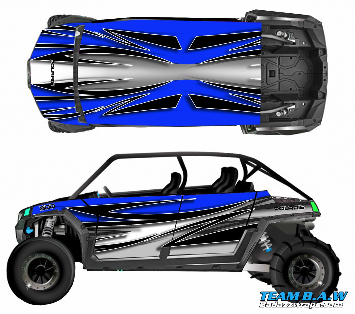 Grapfix 4 graphics kit on a Polaris RZR 800