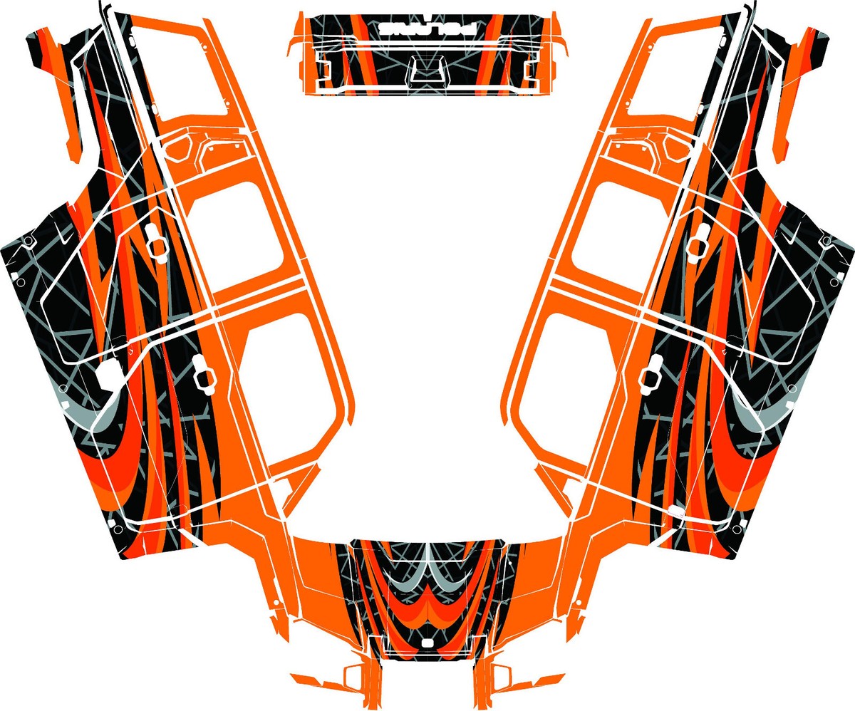 Custom ADV 1000 graphics kit on a Polaris XPEDITION