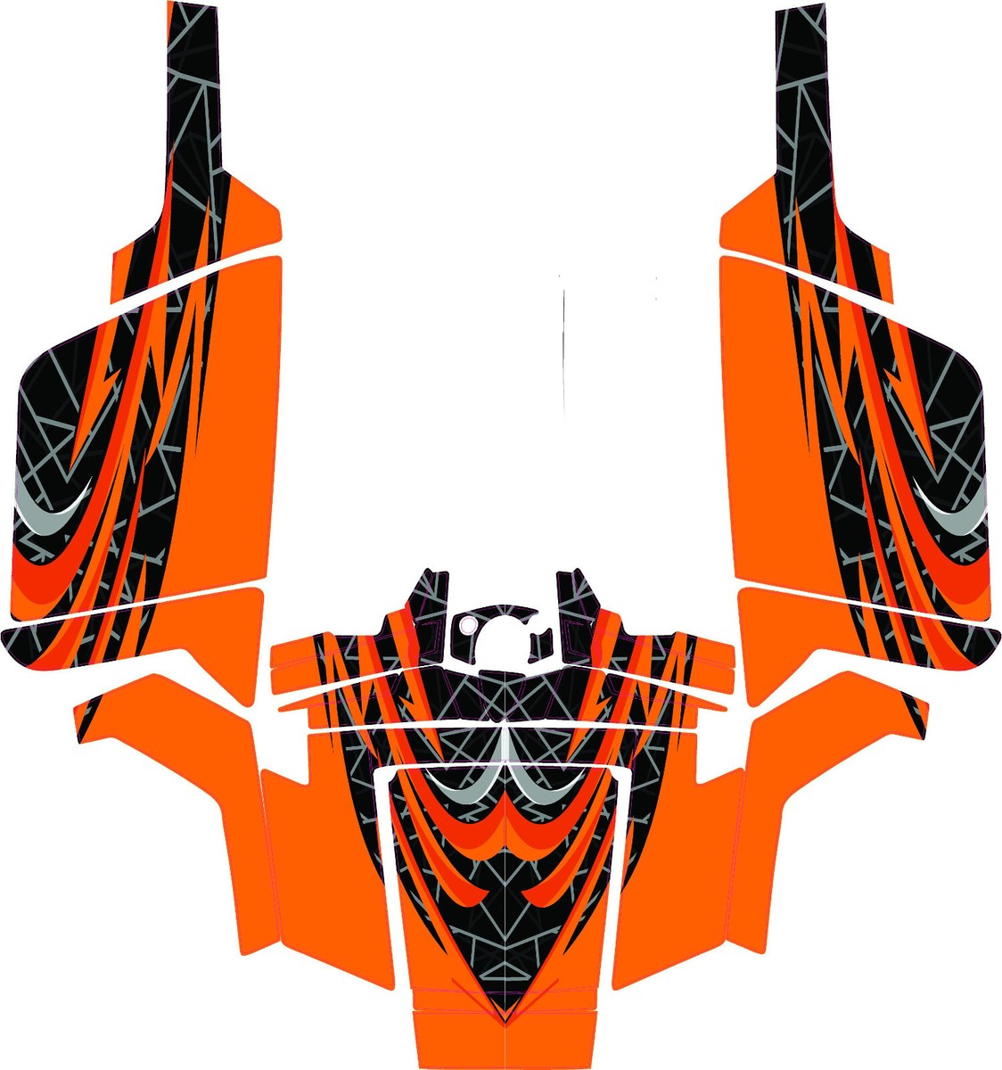 Grapfix graphics kit on a Polaris RZR 800