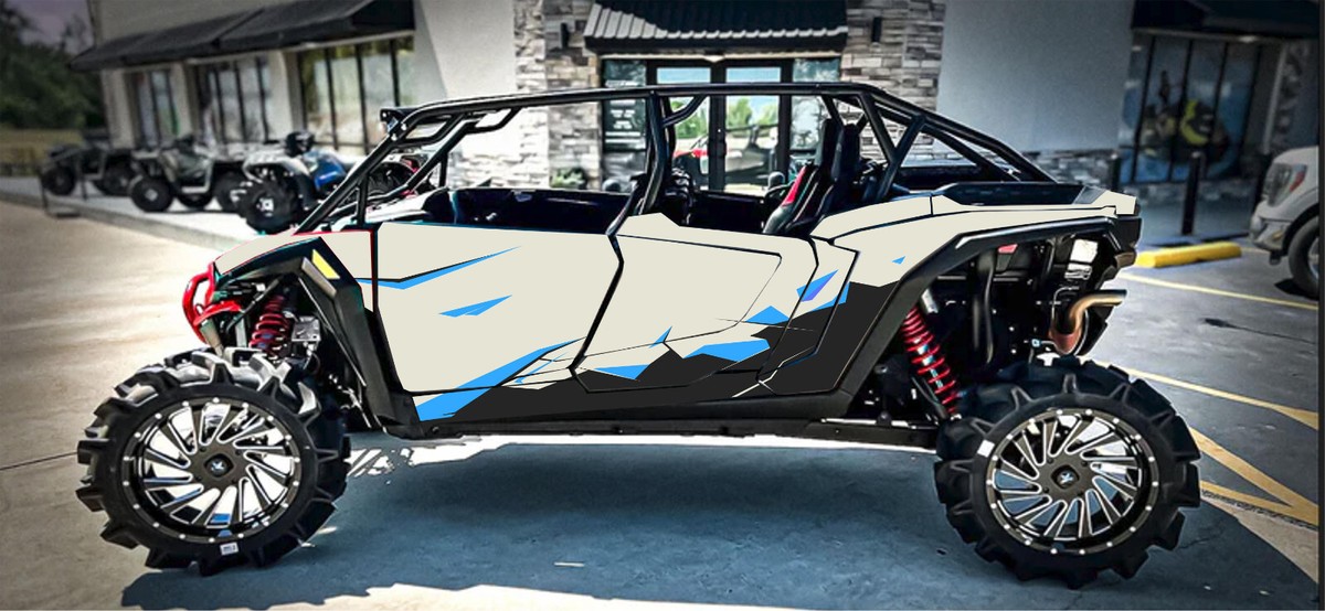 Grapfix XP 4 graphics kit on a Polaris RZR