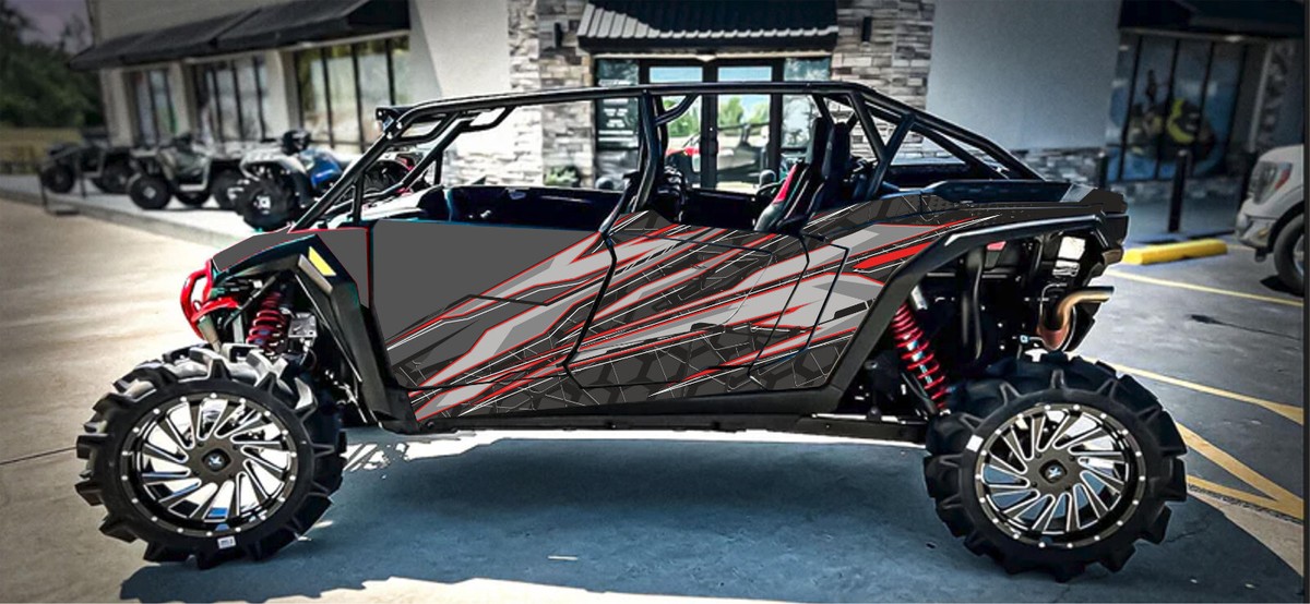 Grapfix XP 4 graphics kit on a Polaris RZR