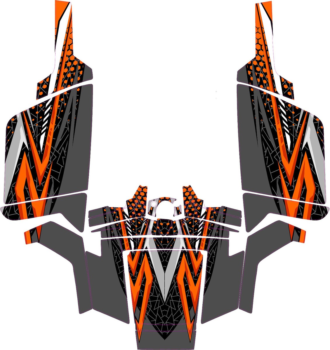 Grapfix graphics kit on a Polaris RZR 800