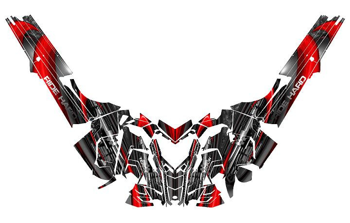 Grapfix Pro JET Red graphics kit on a Polaris AXYS