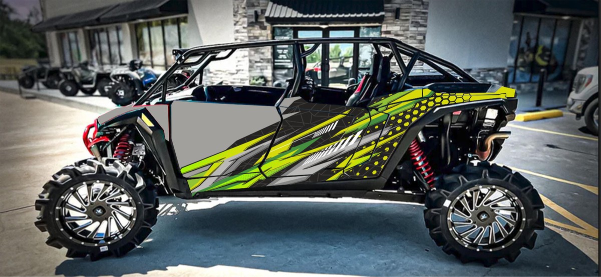 Grapfix XP 4 graphics kit on a Polaris RZR