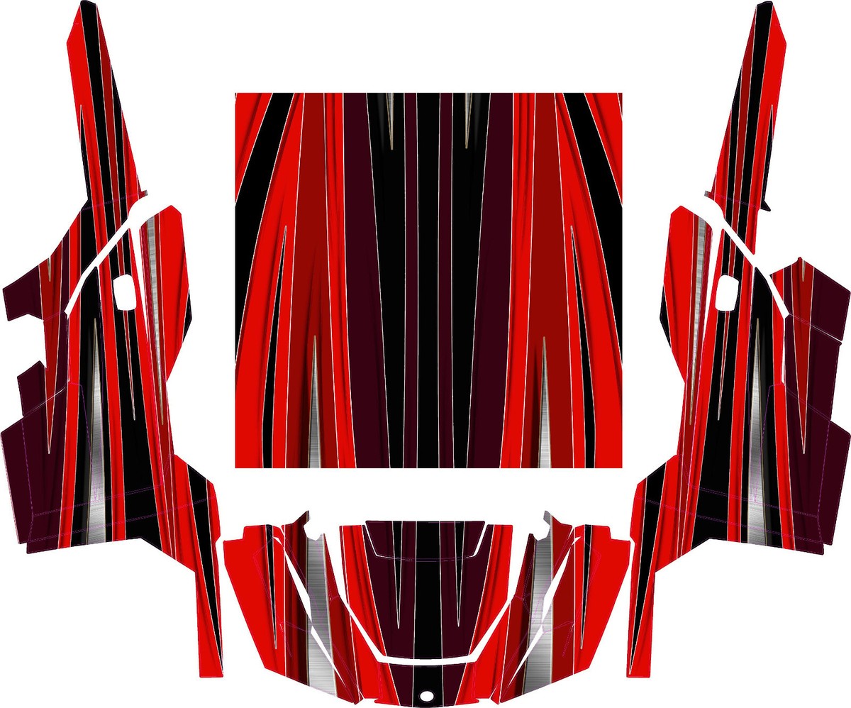 Rolden 1000 graphics kit on a Polaris General