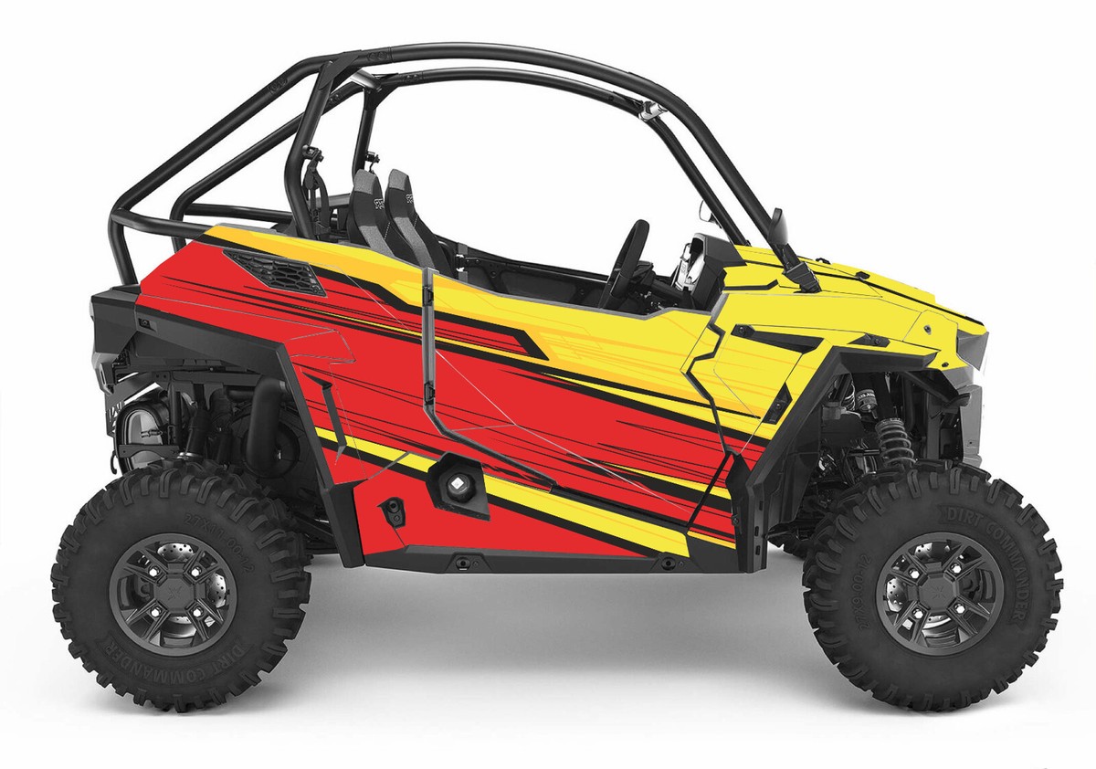 Grapfix 21+ Trail S graphics kit on a Polaris RZR