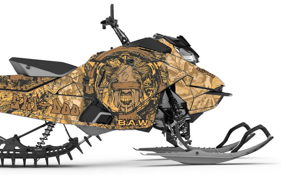 SkyRy graphics kit on a Ski-Doo REV Gen 4