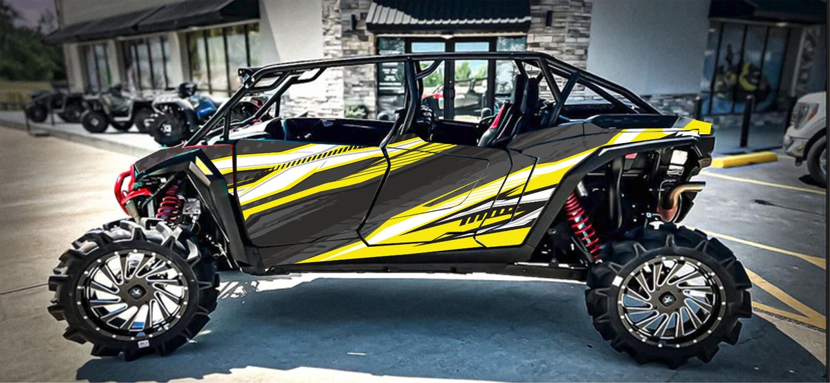 Grapfix XP 4 graphics kit on a Polaris RZR