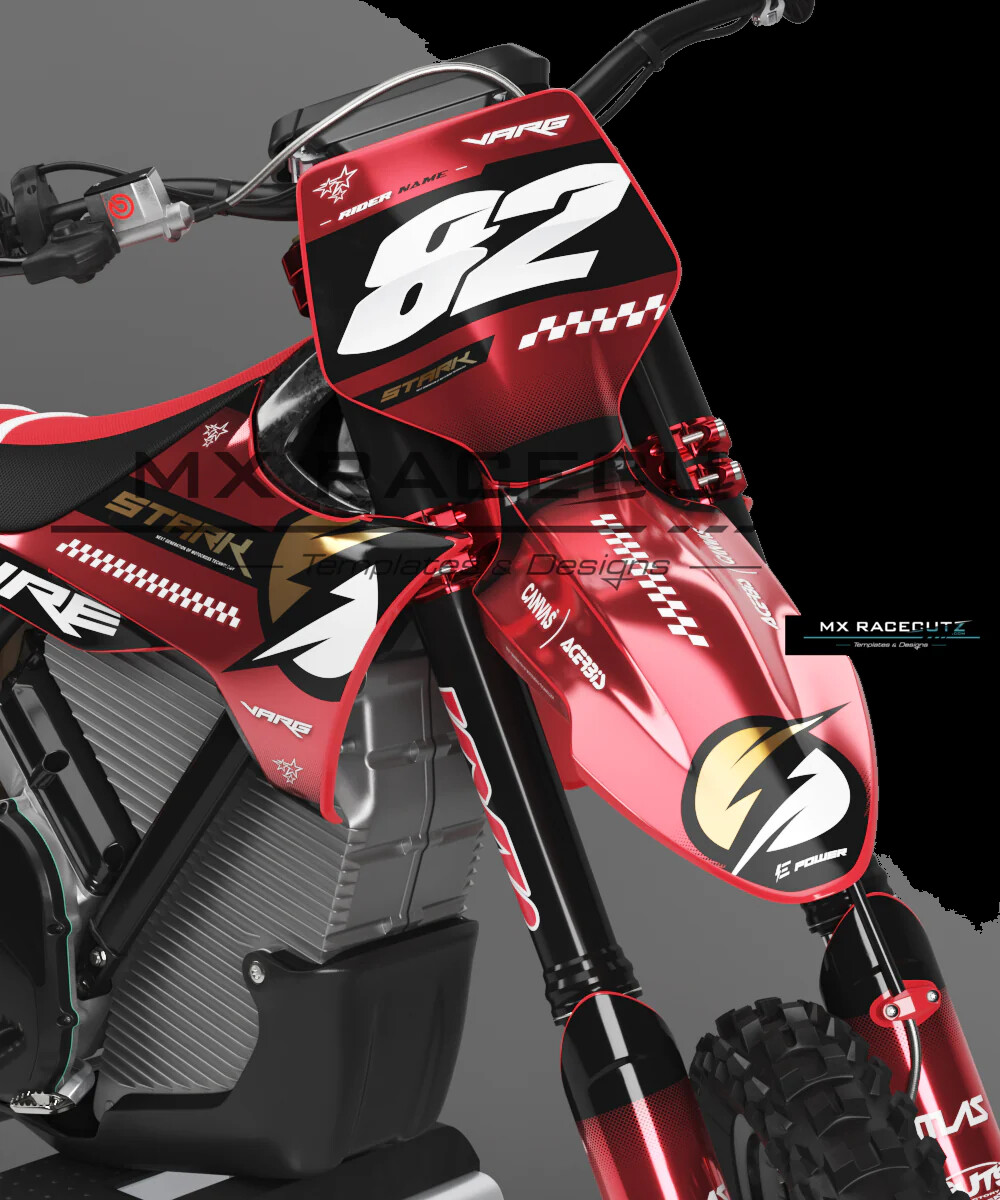 Charger graphics kit on a Stark Future Stark Future