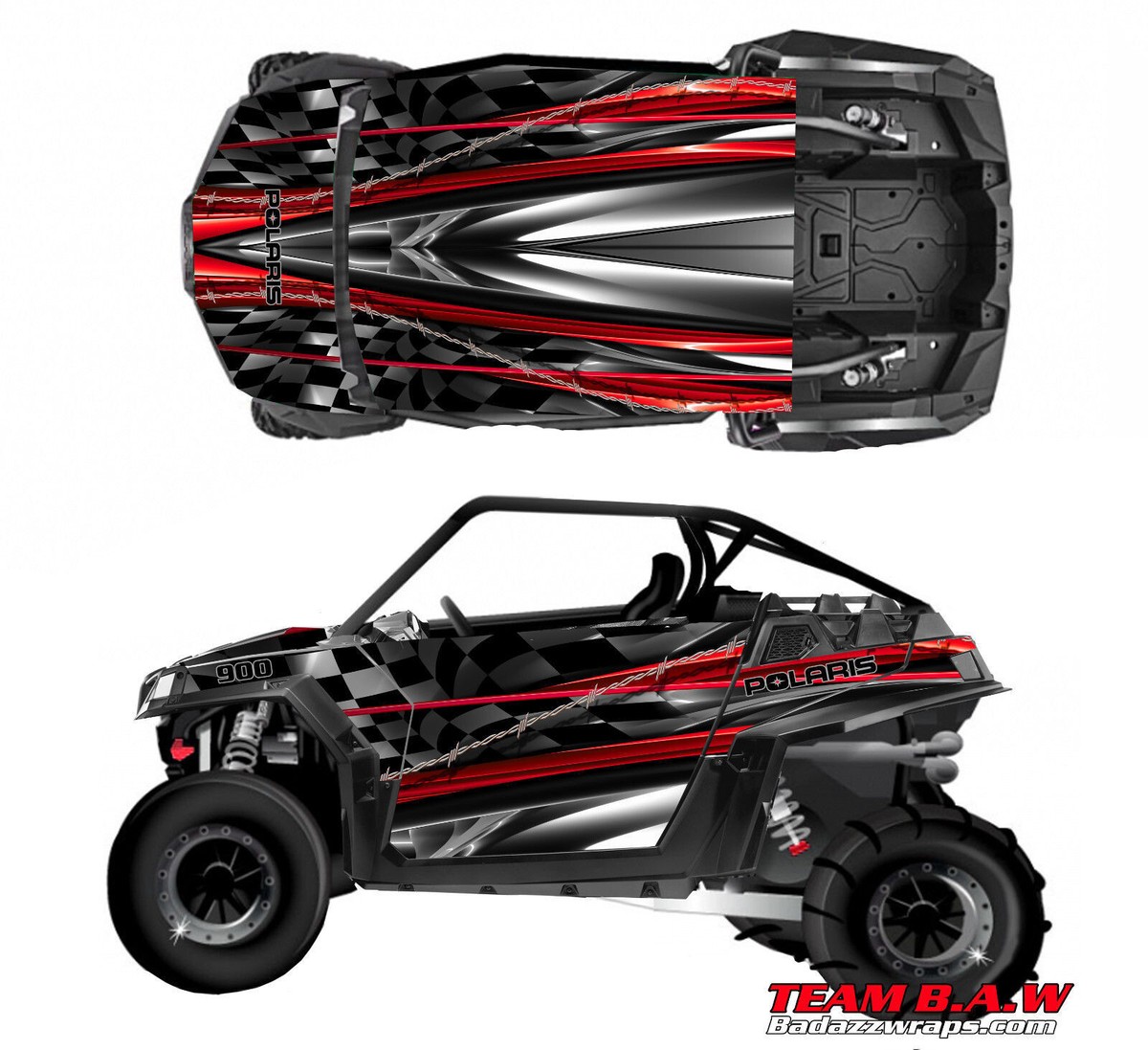 Grapfix graphics kit on a Polaris RZR 800