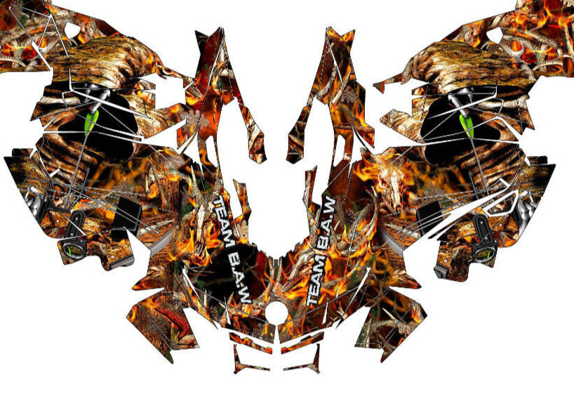 Reaper graphics kit on a Ski-Doo REV Gen 4