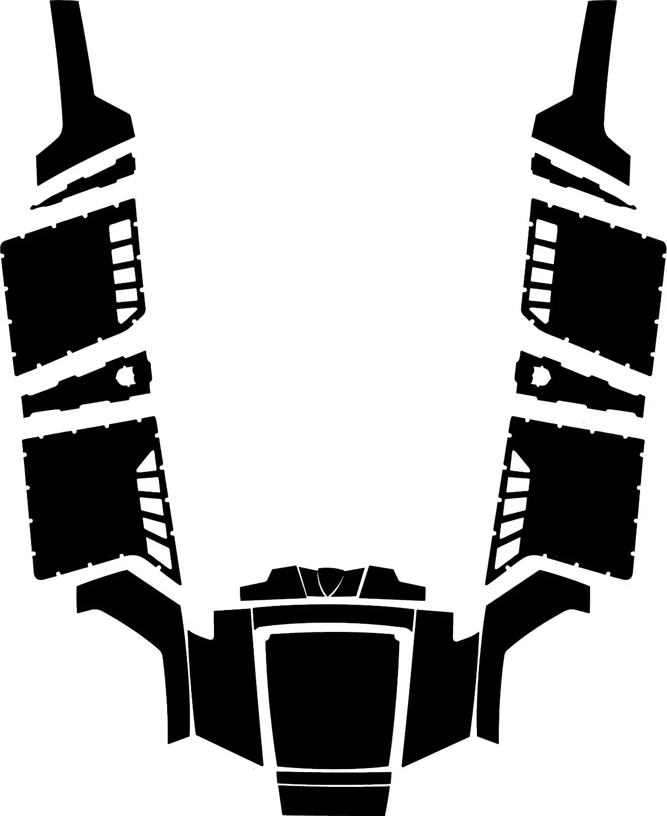 XP 4 digital template for Polaris RZR 800