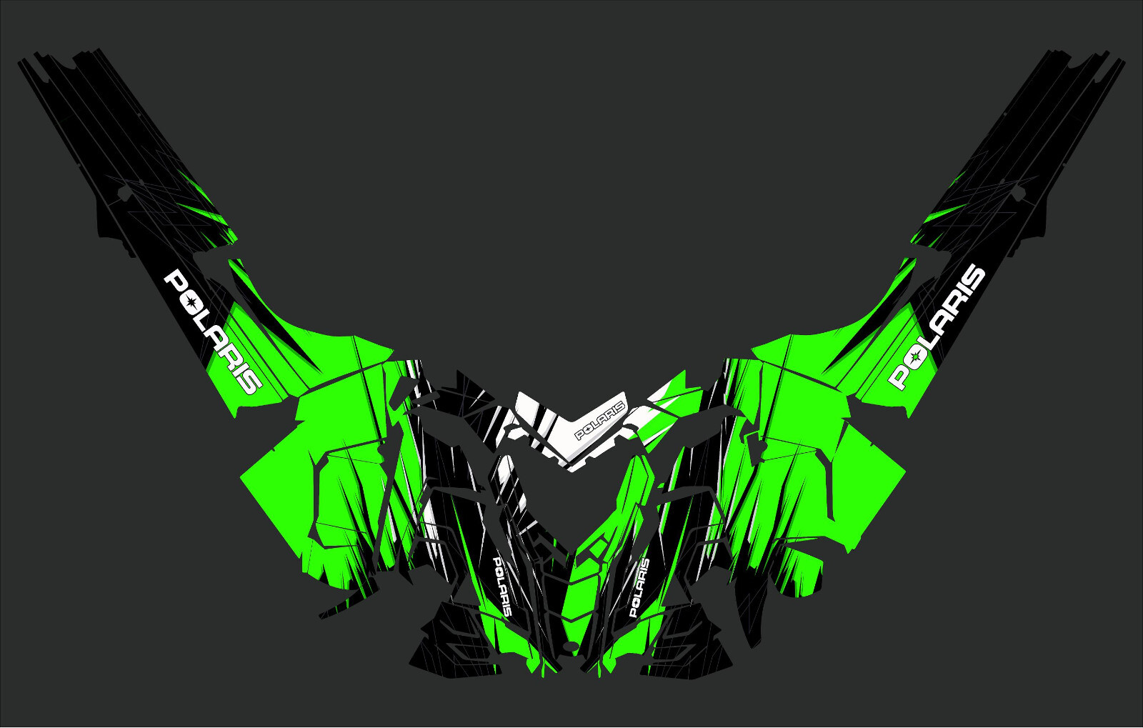 Grapfix Pro 010 graphics kit on a Polaris AXYS