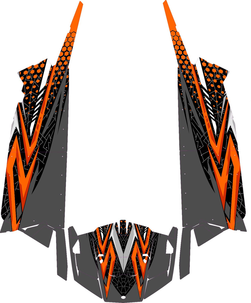 Grapfix XP 4 graphics kit on a Polaris RZR