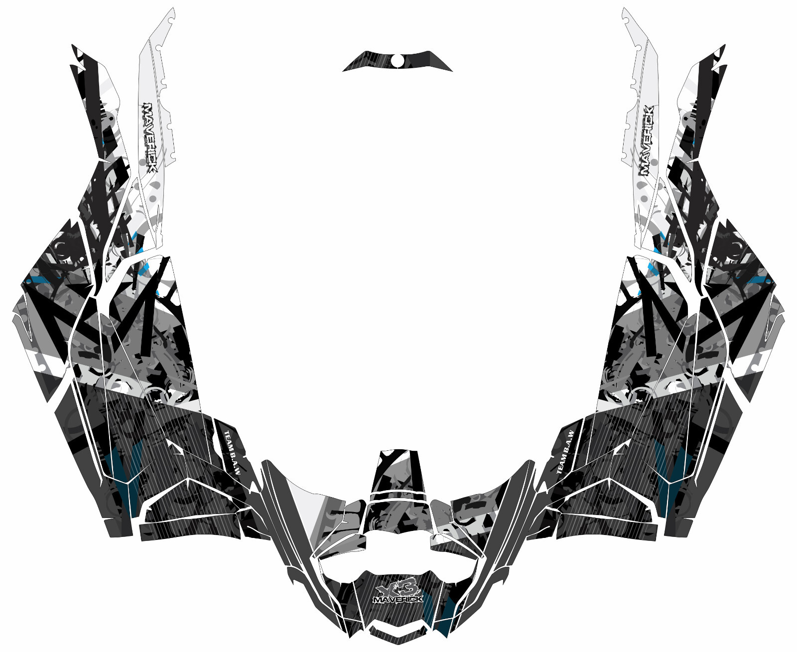 005-002 graphics kit on a Can-Am Maverick X3