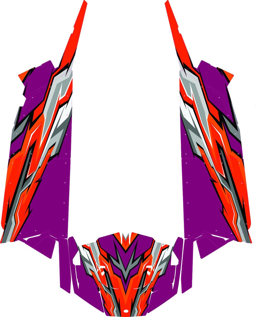 Grapfix XP 4 graphics kit on a Polaris RZR