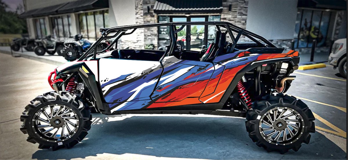 Grapfix XP 4 graphics kit on a Polaris RZR