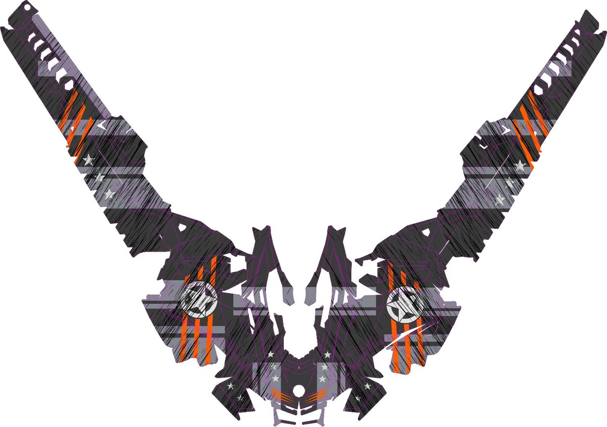 Custom graphics kit on a Ski-Doo REV Gen 4