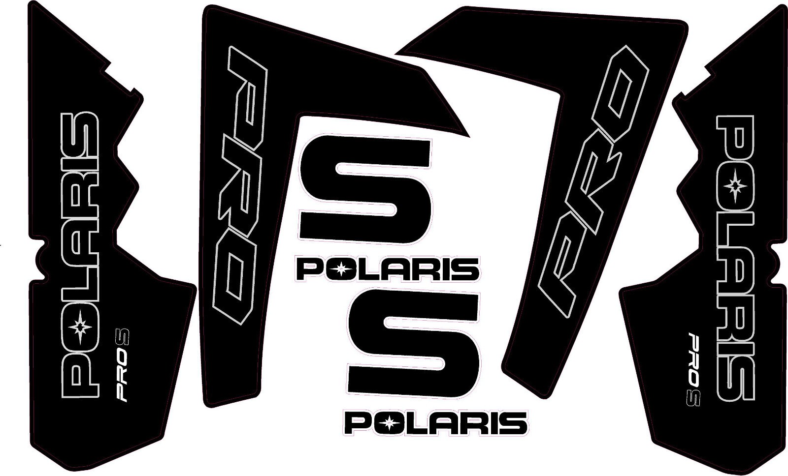 Pro Tunnel Pro S graphics kit on a Polaris RMK