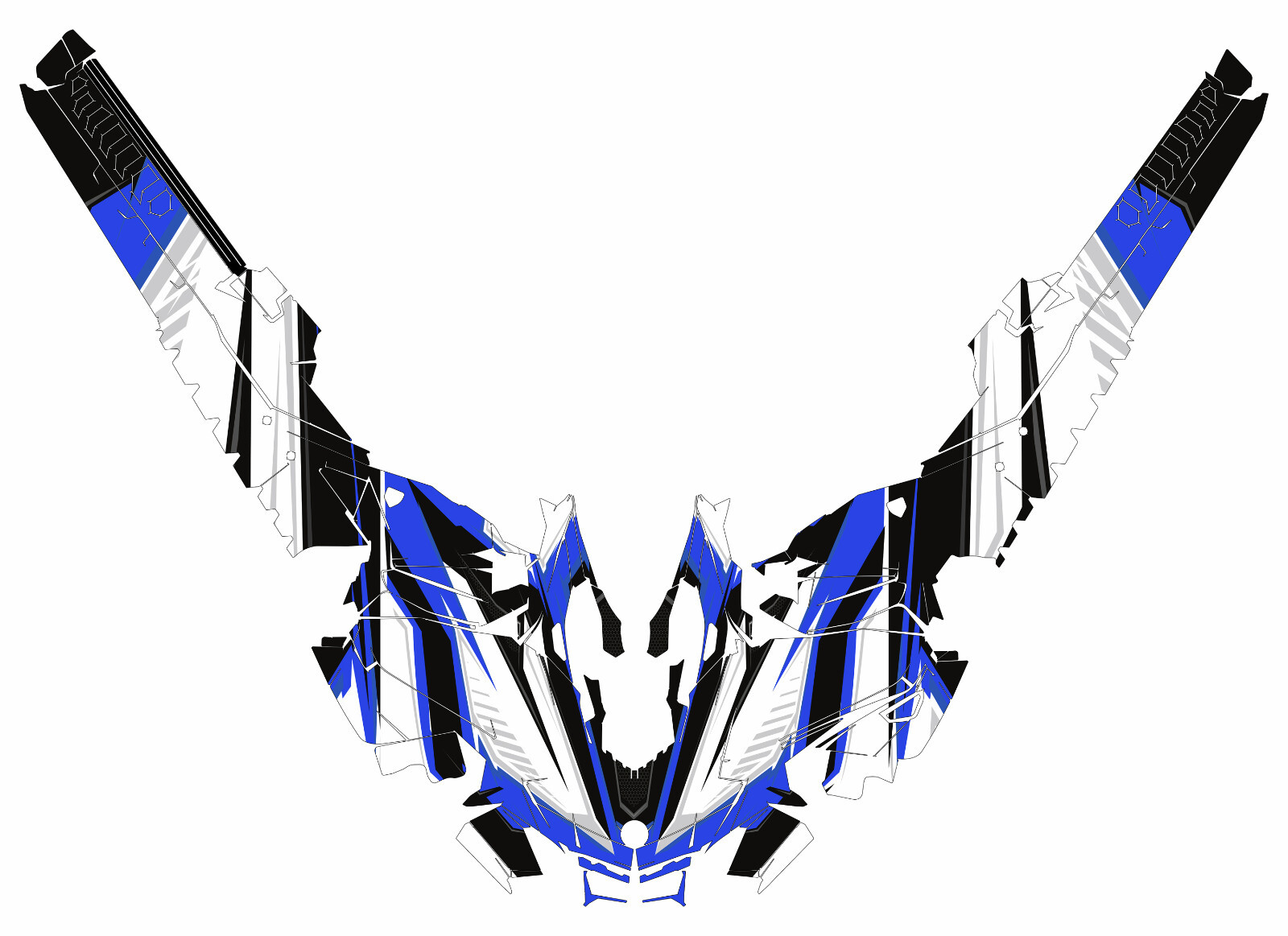 Custom graphics kit on a Ski-Doo REV Gen 4