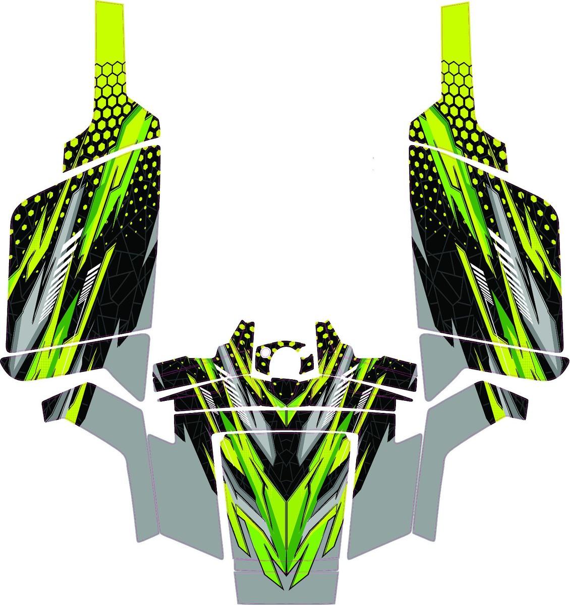 Grapfix graphics kit on a Polaris RZR 800