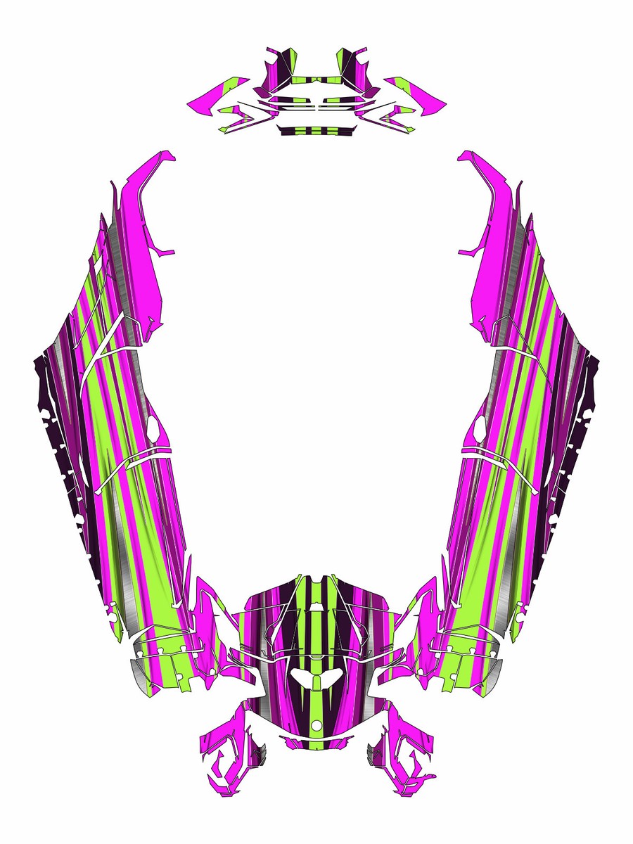 Grapfix 4 graphics kit on a Can-Am Maverick R