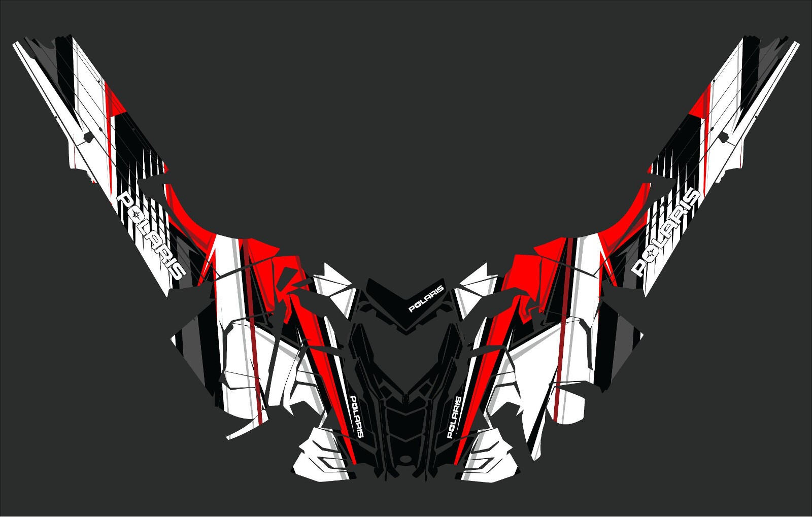 Grapfix Pro 019 graphics kit on a Polaris AXYS