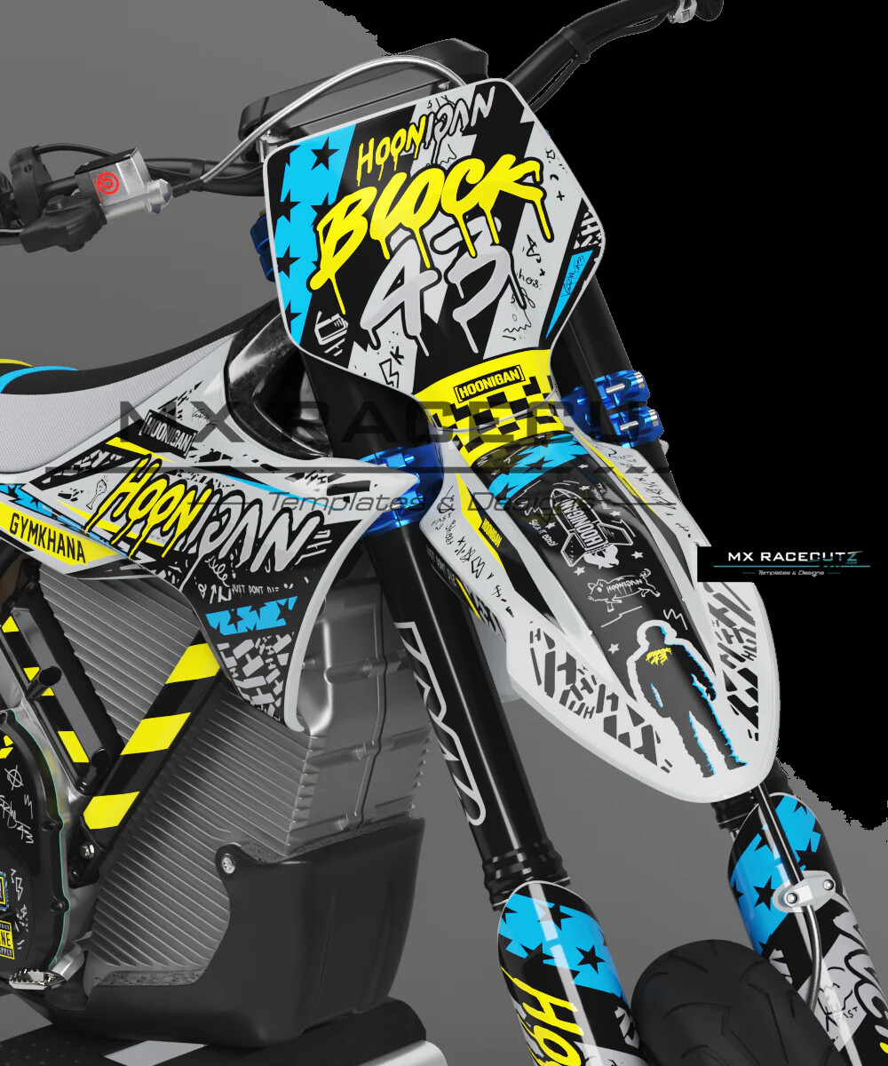 Charger graphics kit on a Stark Future Stark Future