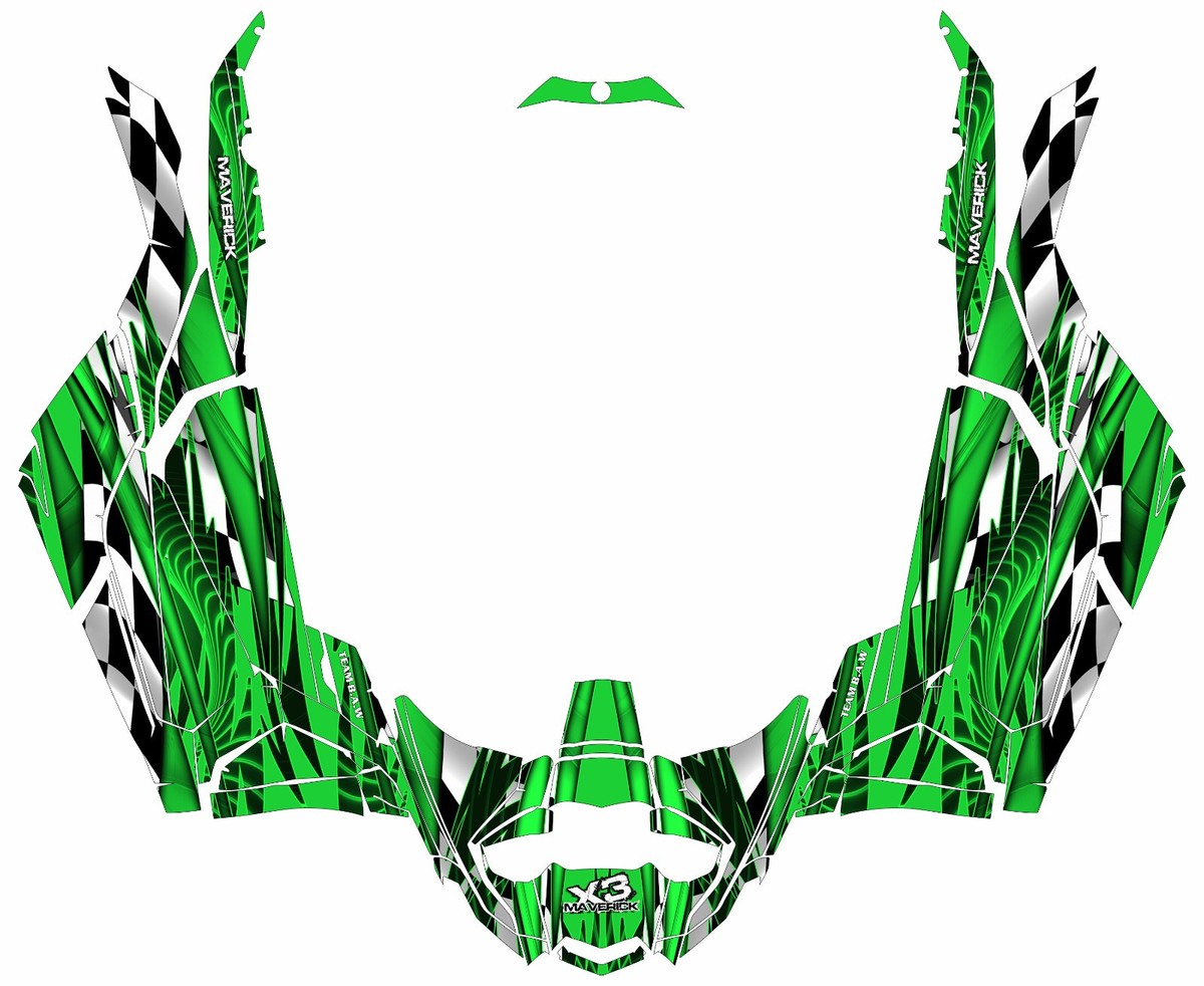 Aresenal graphics kit on a Can-Am Maverick X3
