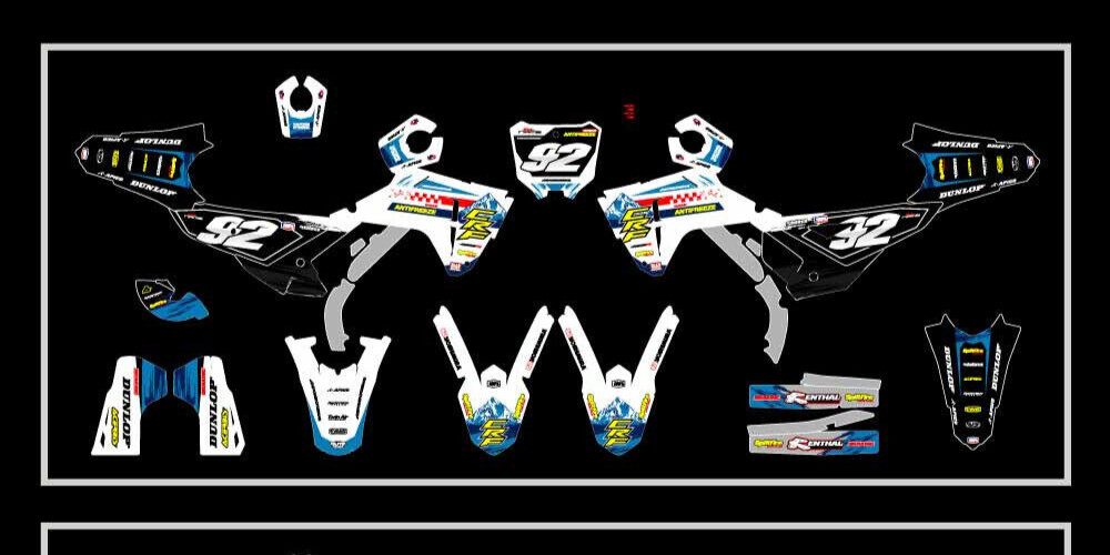 NUUK graphics kit on a Honda CRF 250 / 450