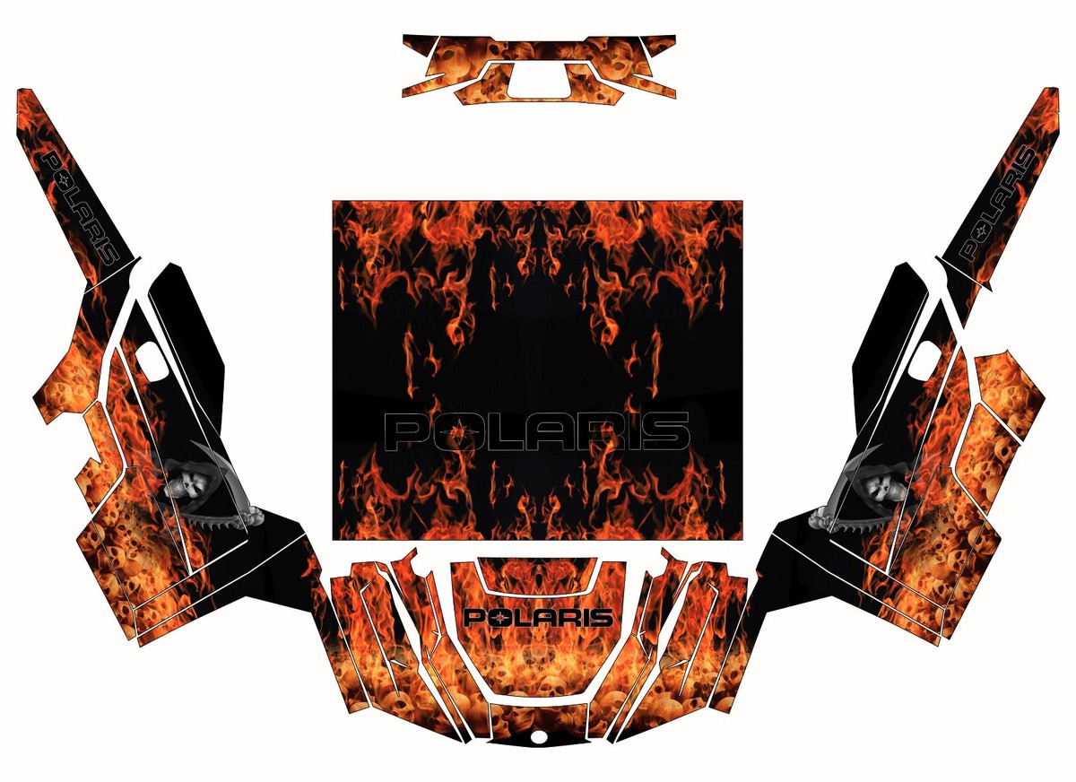 Tradtional Camo graphics kit on a Polaris General