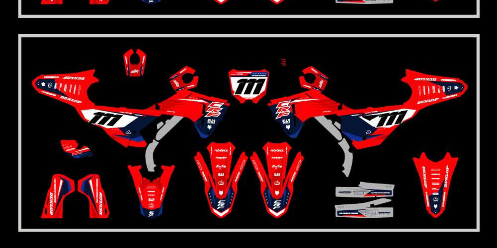 MINATO graphics kit on a Honda CRF 250 / 450