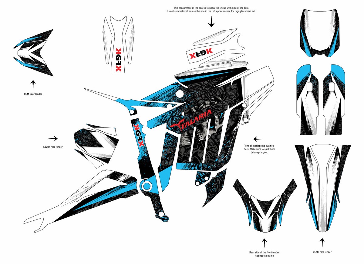 Sku graphics kit on a Talaria Sting R