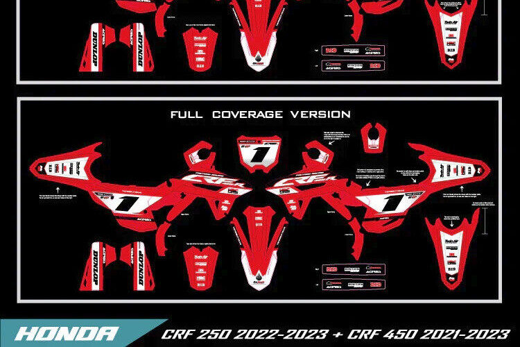 TOKYA graphics kit on a Honda CRF 250 / 450