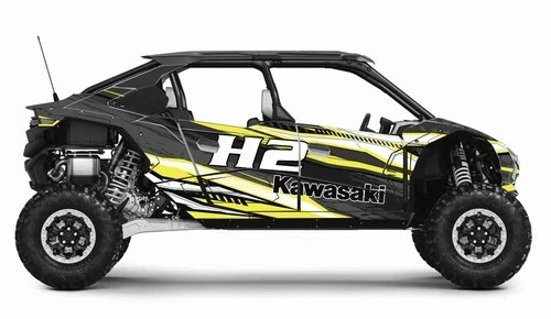 H2 5 H2-D13 graphics kit on a Kawasaki Teryx
